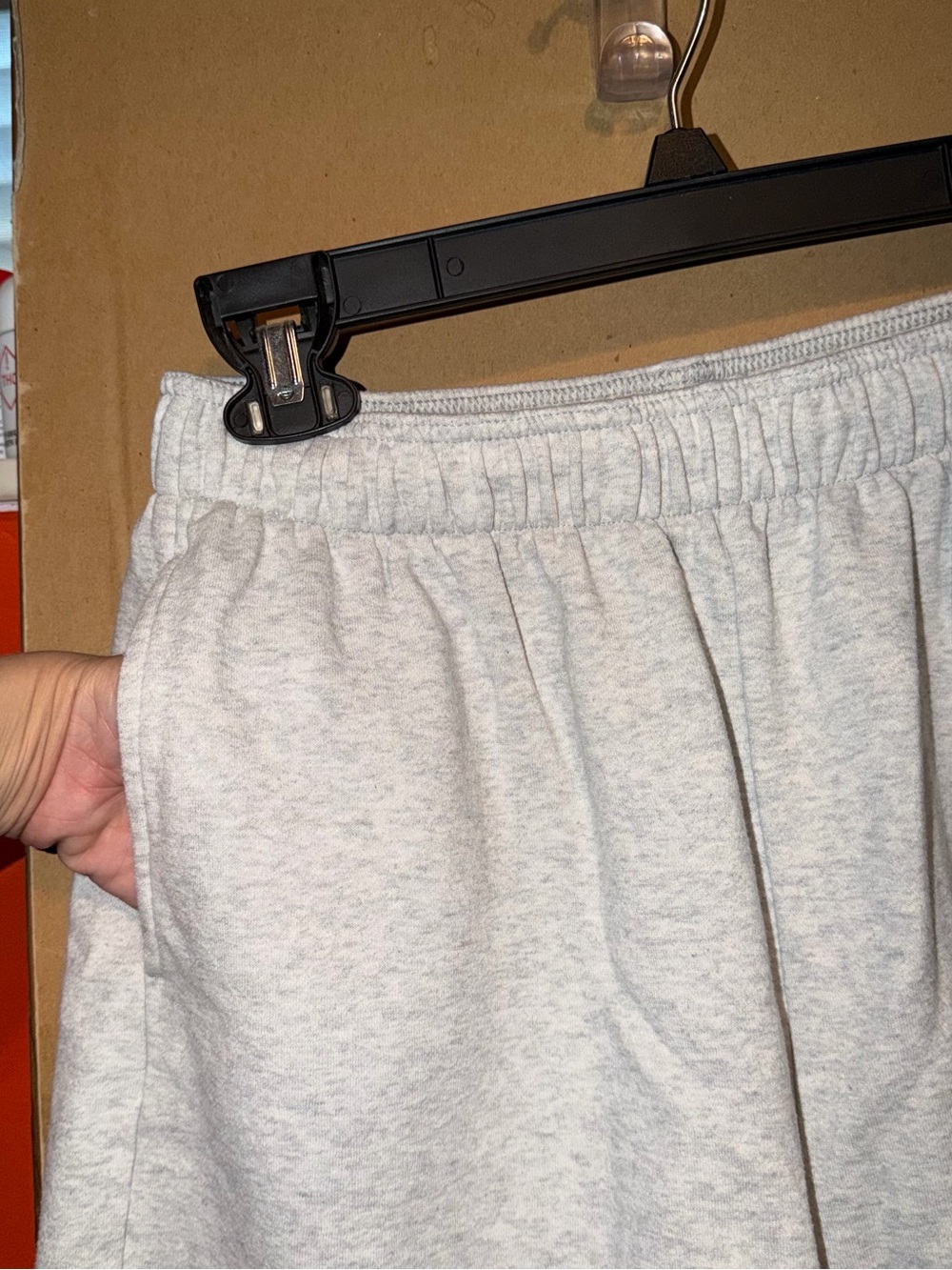 DSG Light Gray High-Waist Athletic Lounge Shorts - Picture 2 of 5